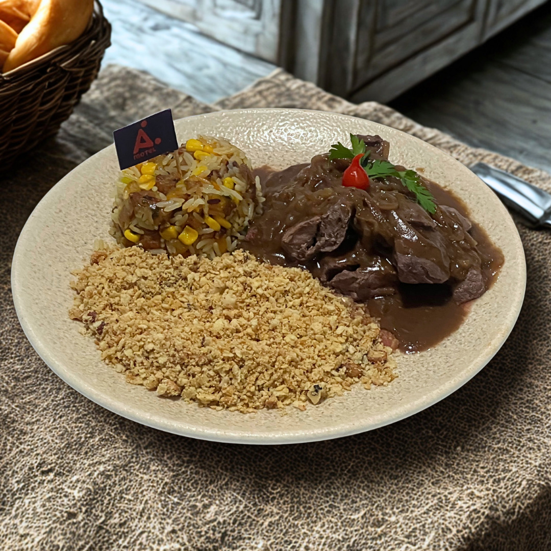 imagem do Cubo de file mignon acebolado