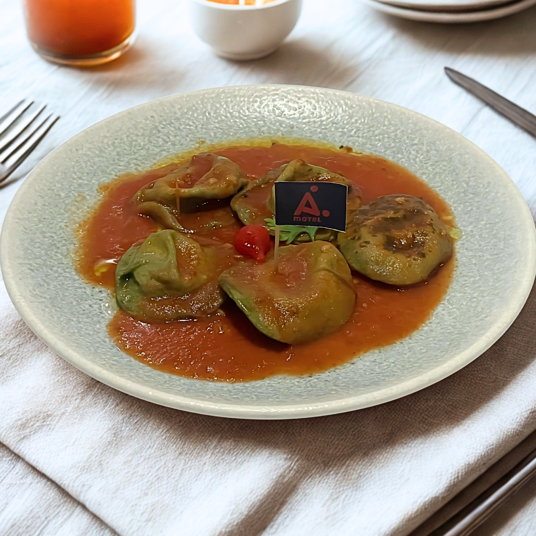 imagem do raviole de queijo brie